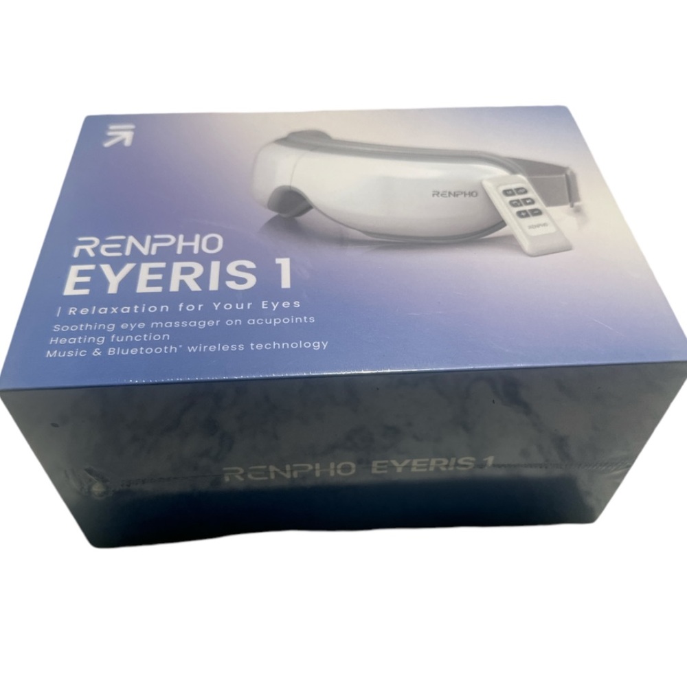 RENPHO Eyeris 1 Eye Massager for Migraines, Heated Mask w/ Remote (NIB)